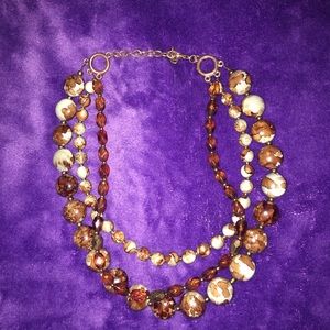 Brown Costume Jewelry Necklace